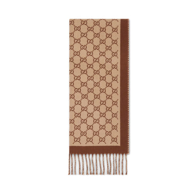 Gucci Gg Wool Scarf