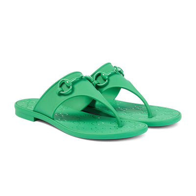 Gucci Women'S Thong Sandal With Horsebit