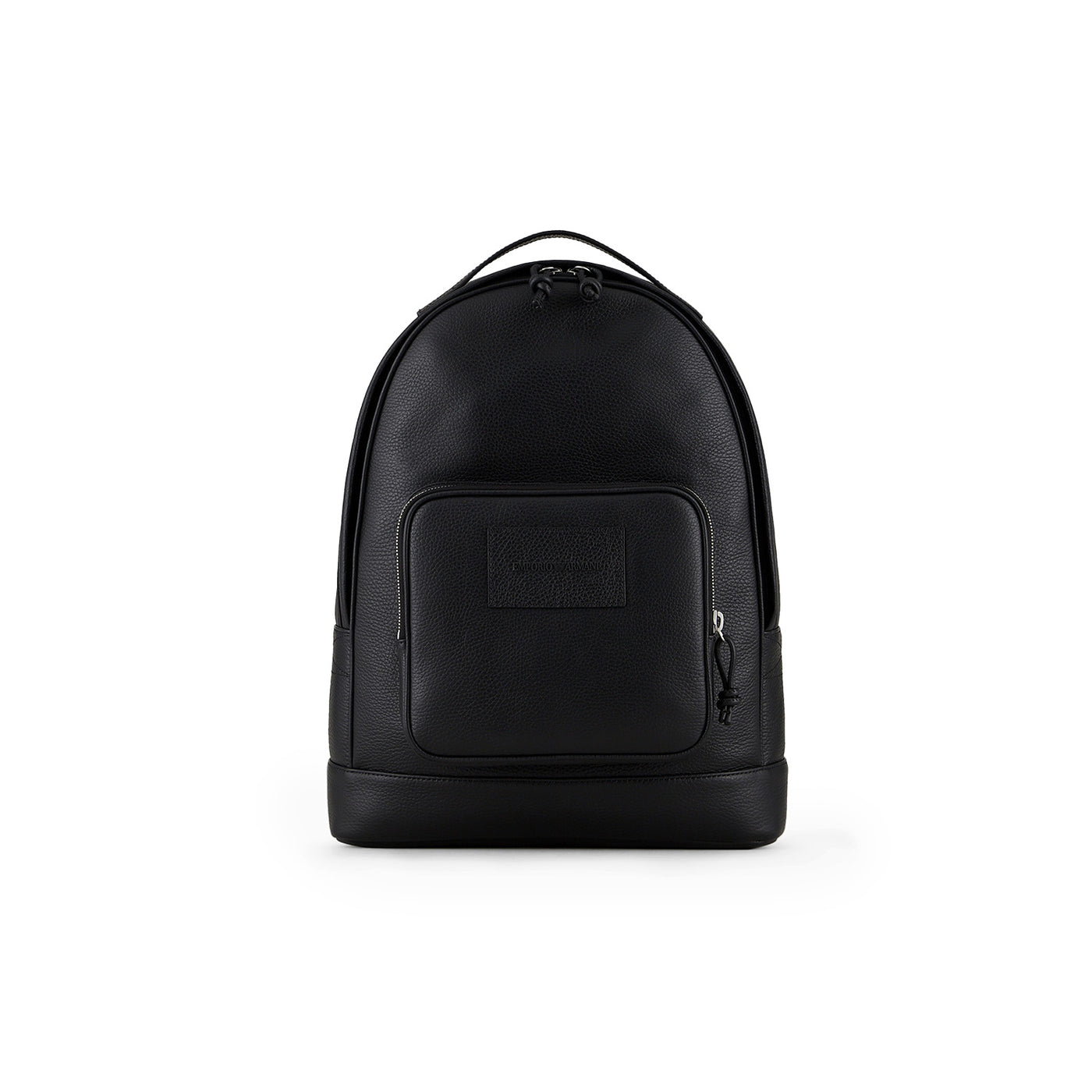 Rounded Backpack In Tumbled Leather