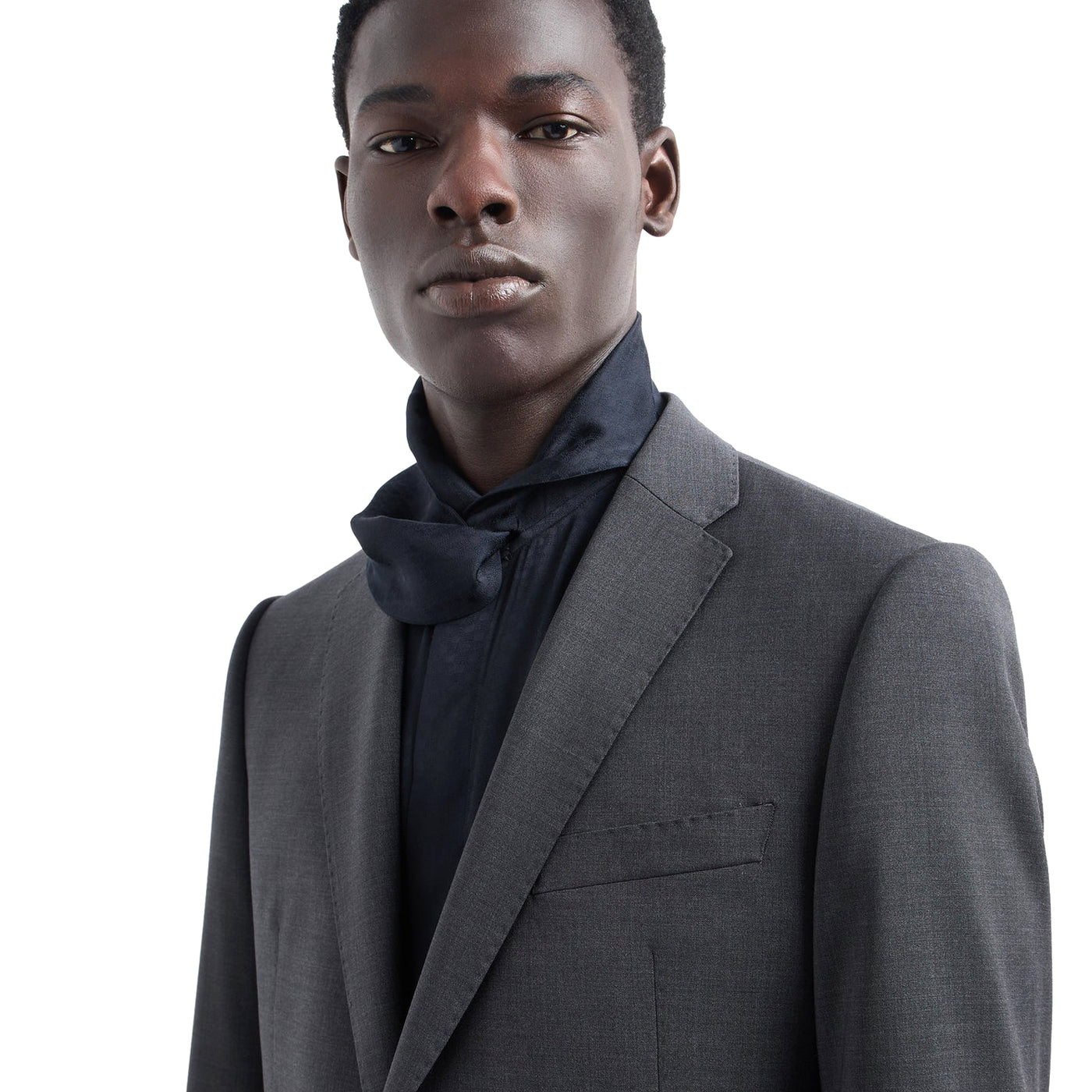 EM000478 TE10971 O8004 DARK GREY MELANGE ARMANI SUIT