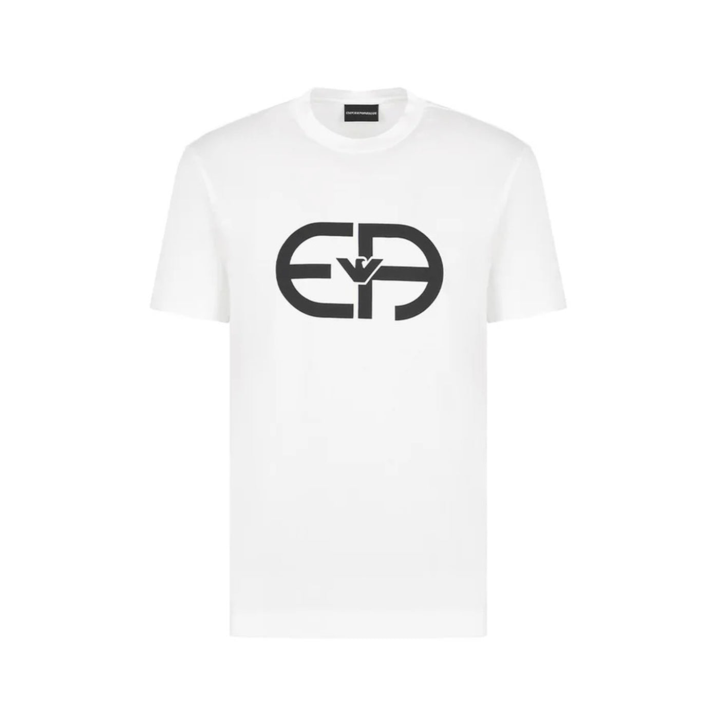 Lyocell-Blend Jersey T-Shirt With Oversized Ea Logo