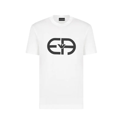 Lyocell-Blend Jersey T-Shirt With Oversized Ea Logo