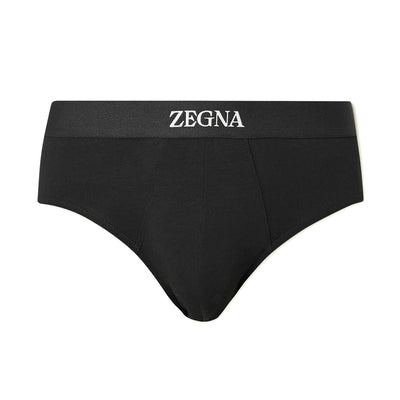 N2L610090 001 BLACK ZEGNA MEN UNDERWEAR