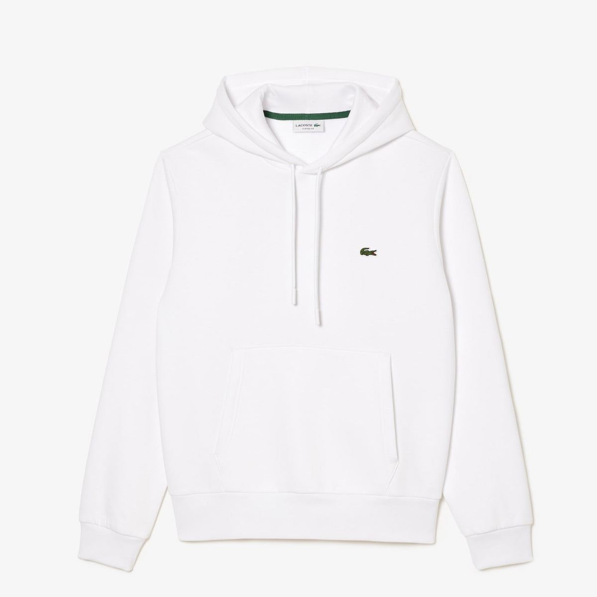 SH9623 QAO 001W LACOSTE SWEATSHIRT MEN WHITE