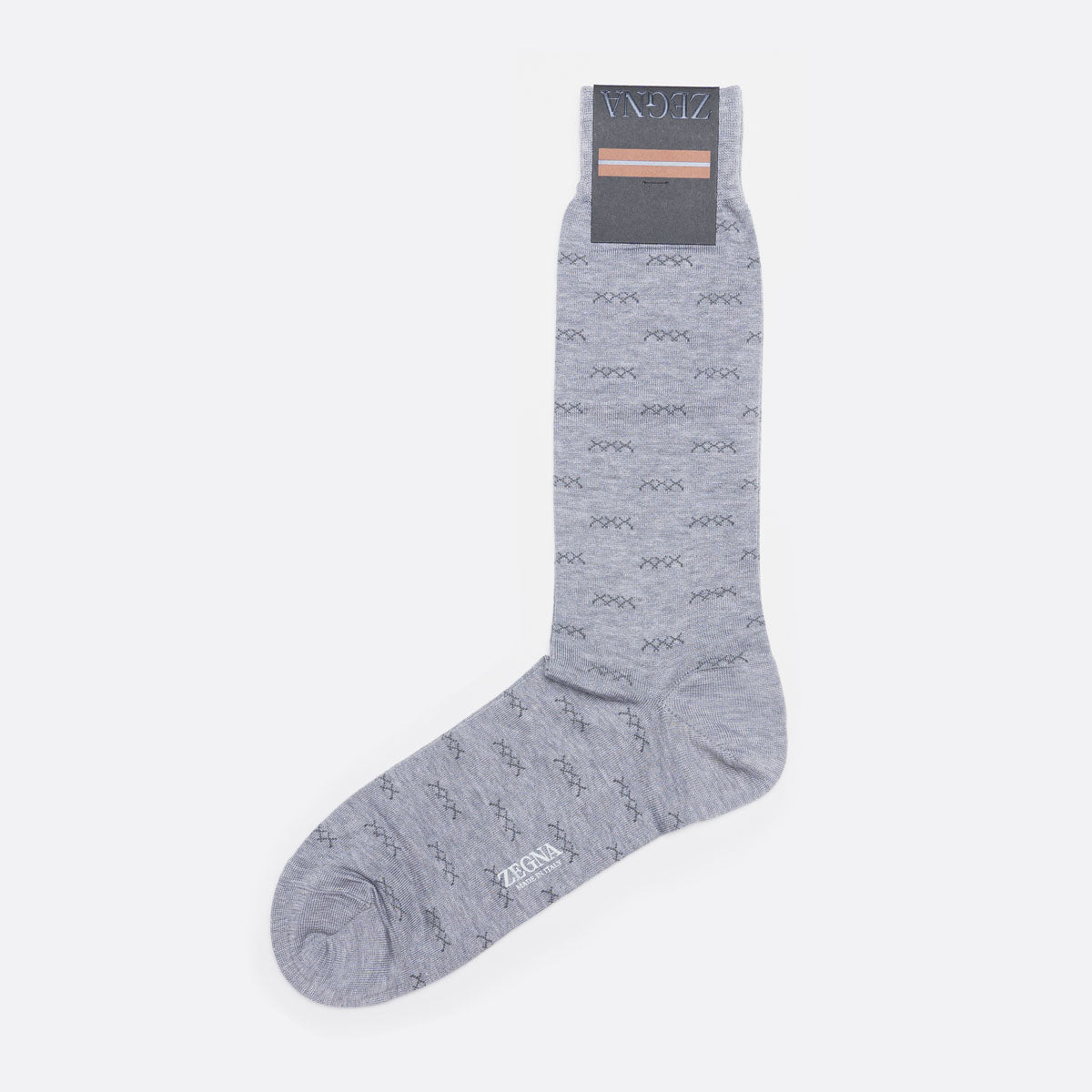 N5V405720 059 GREY ZEGNA MEN SOCKS