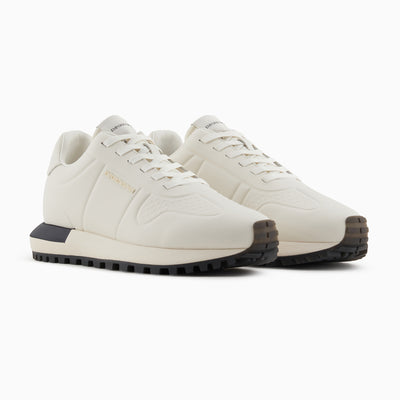 Leather Sneakers With Thermoformed Details