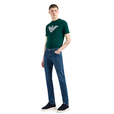 J45 Regular-Fit, Worn-Wash 8 Oz Denim Jeans