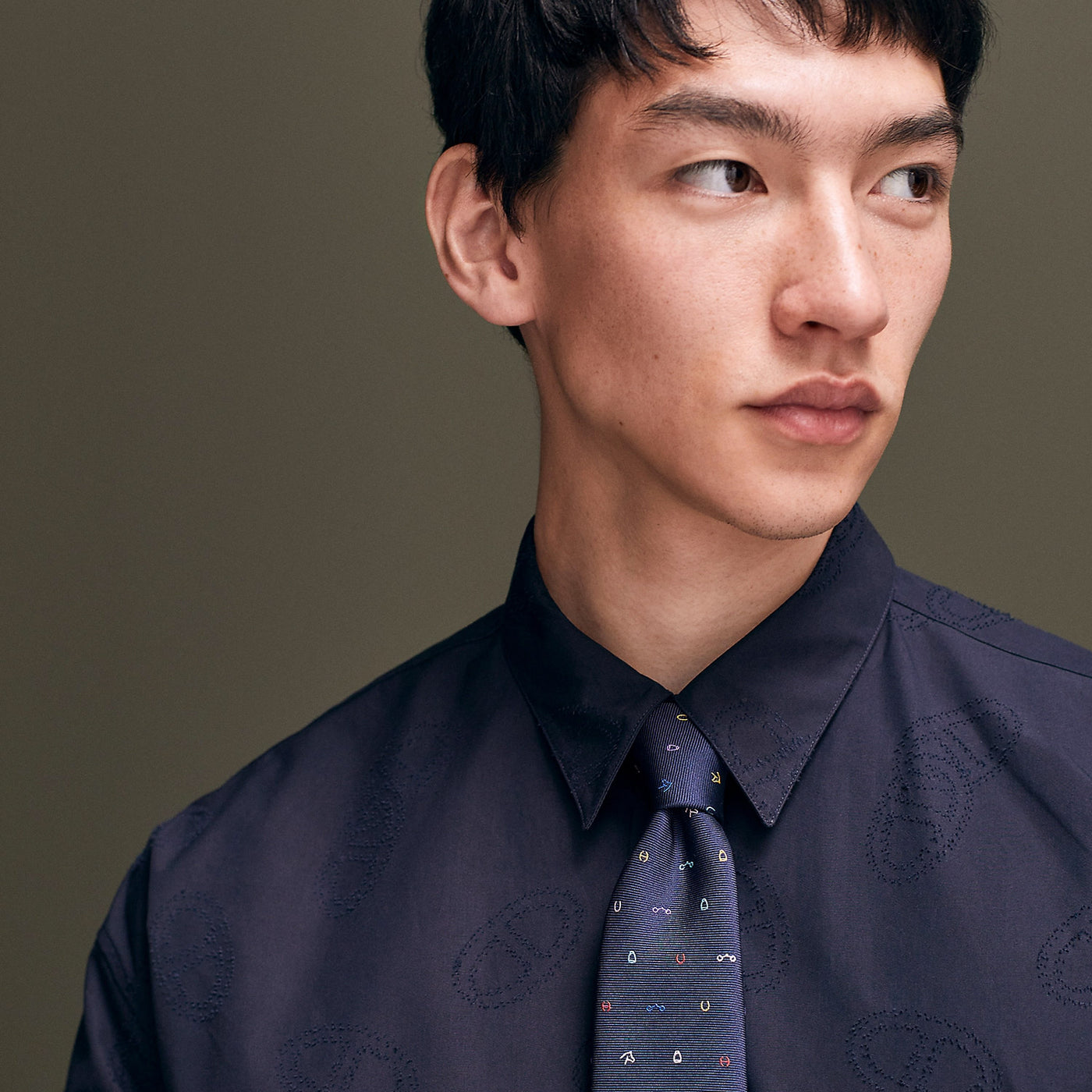 Hermes Tutti Frutti Equestre Tie