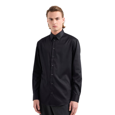 Soft-Finish Micro-Armure Cotton Shirt