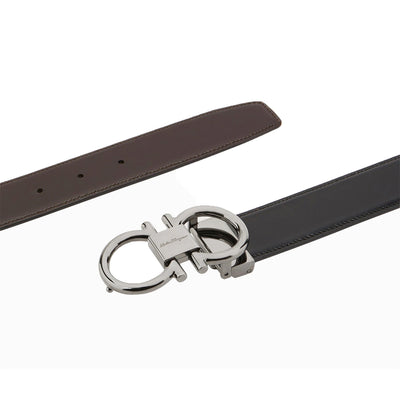 Reversible And Adjustable Gancini Belt
