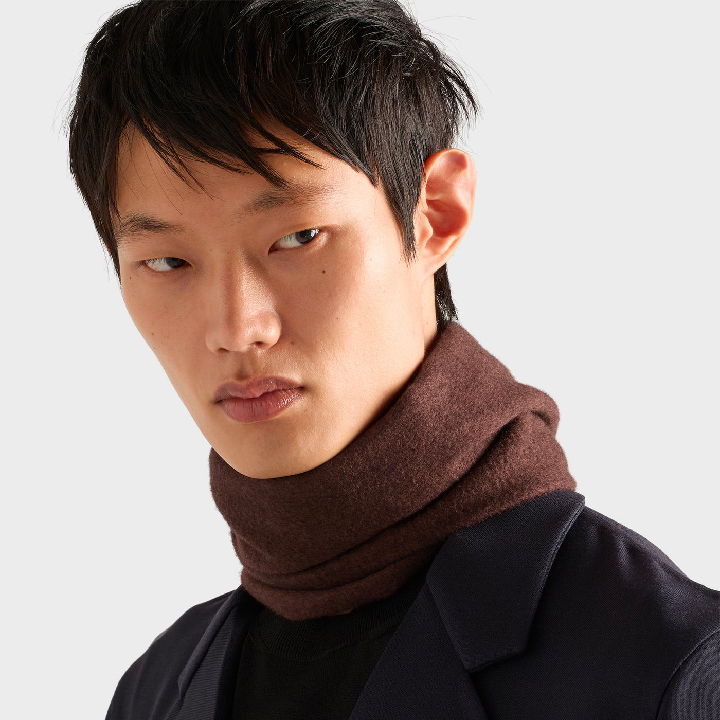 Prada Silk And Cashmere Scarf