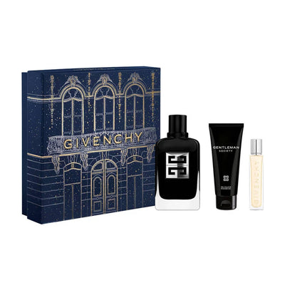 GIVENCHY GENTLEMAN SOCIETY 3S SET(100ML EDP+ 75ML S/G+12.5ML SPRAY)