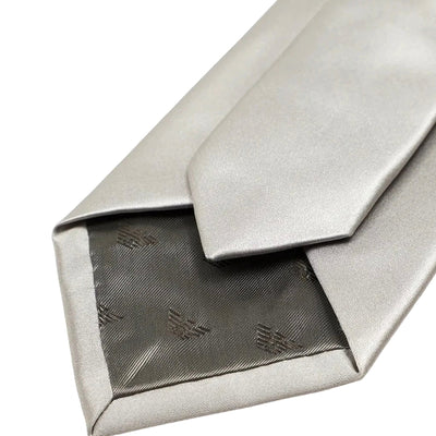 340075 CC197 00017 ARGENTO ARMANI TIE