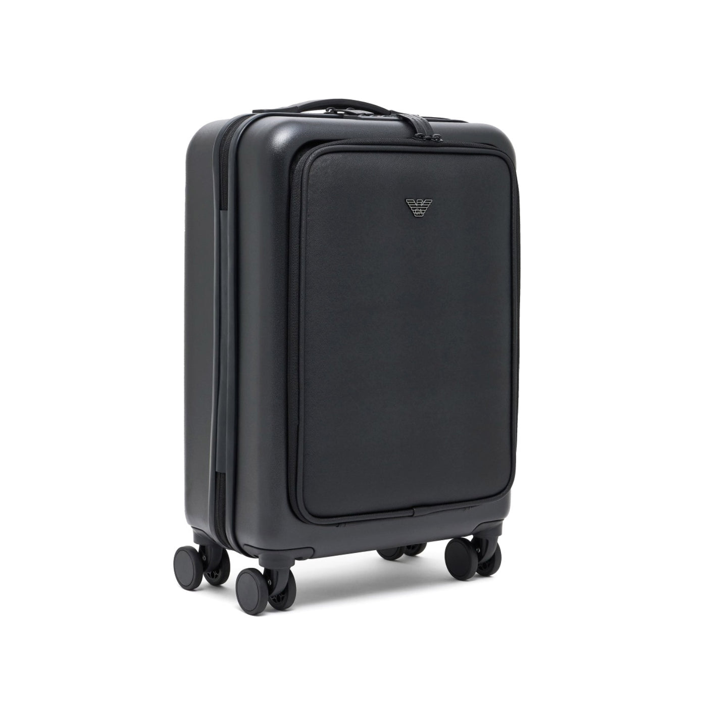 Abs Carry-On Case With Saffiano Detail And Eagle Plate