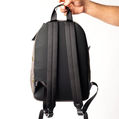 Jacquard Backpack With All-Over Lettering