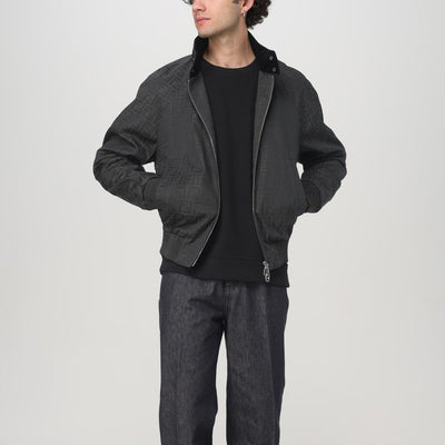 Fendi Fendi Men Embroidered Polyester Blend Bomber Jacket