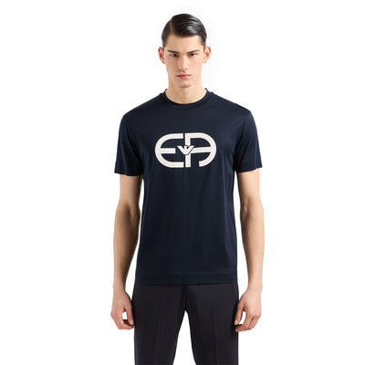 Jersey-Lyocell Blend T-Shirt With Asv Logo Embroidery