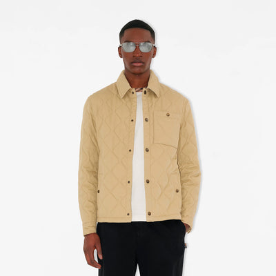 Burberry Quilted Gabardine Overshirt