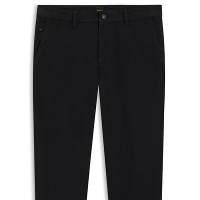 Tapered-Fit Chinos In Stretch-Cotton Satin
