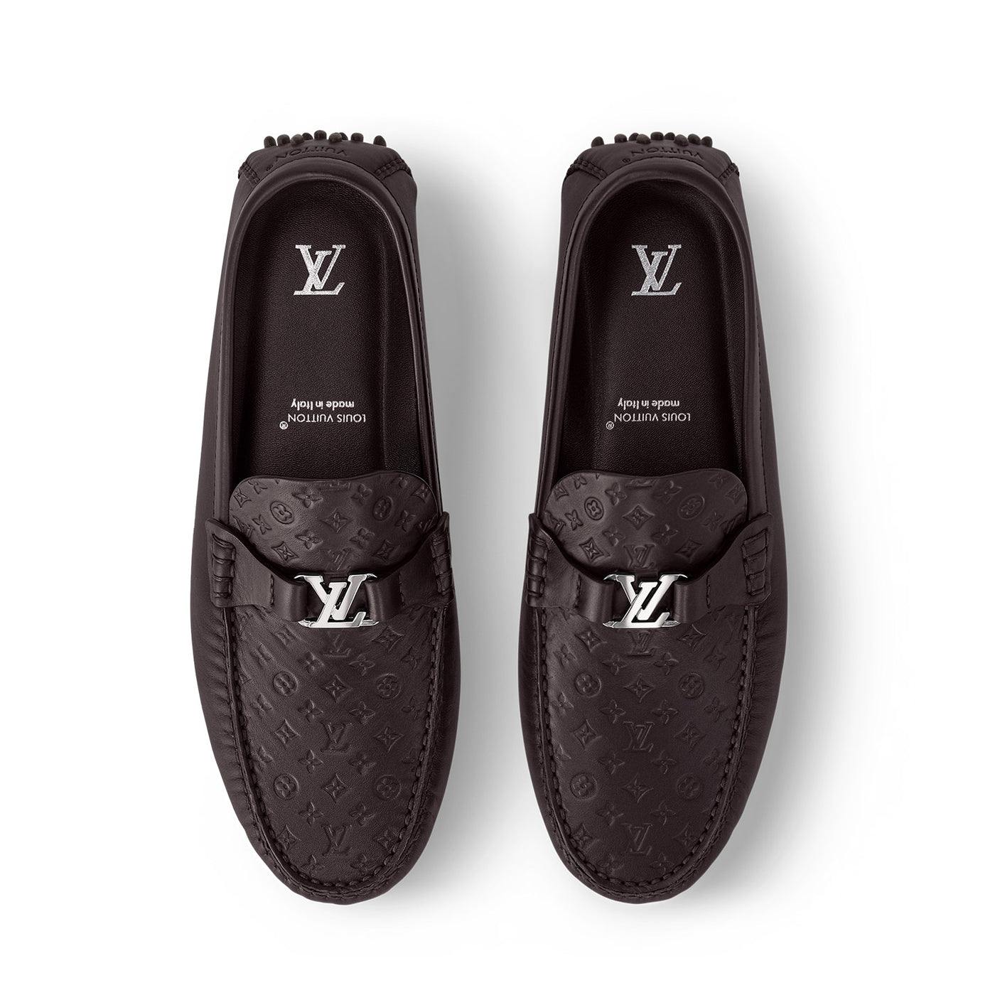 LV Silverstone Moccasin Mono Embossed