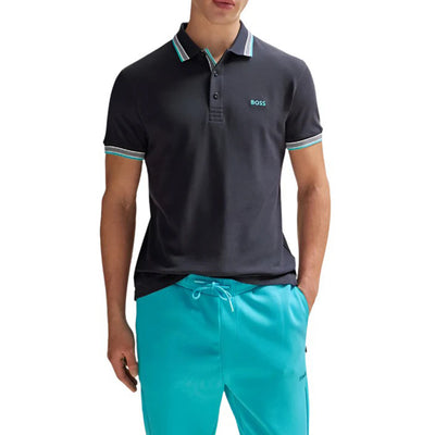 Paddy Polo Shirt In Cotton Piqué With Logo Undercollar