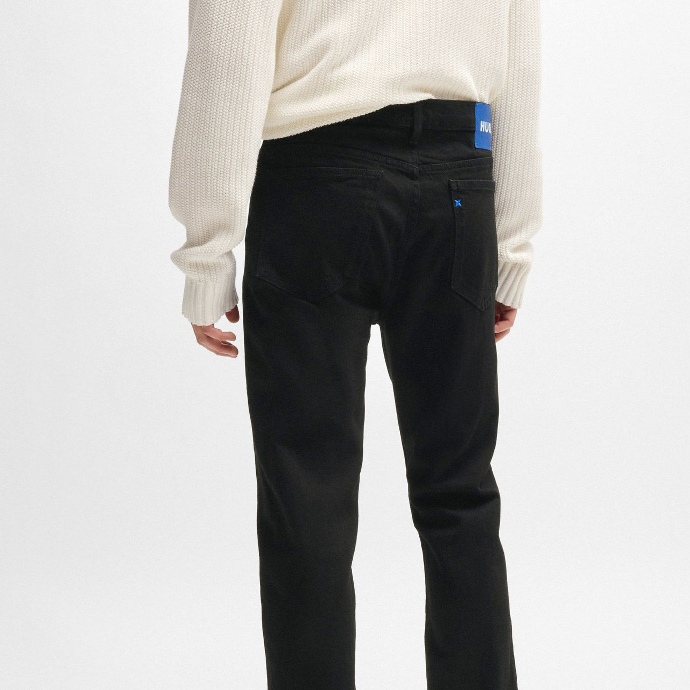 Slim-Fit Jeans In Black Stretch Denim