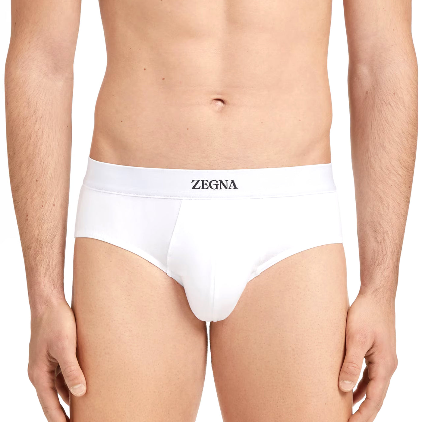 N2L610090 100 WHITE ZEGNA MEN UNDERWEAR
