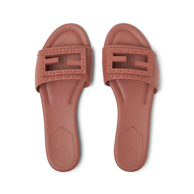Baguette Leather Slides