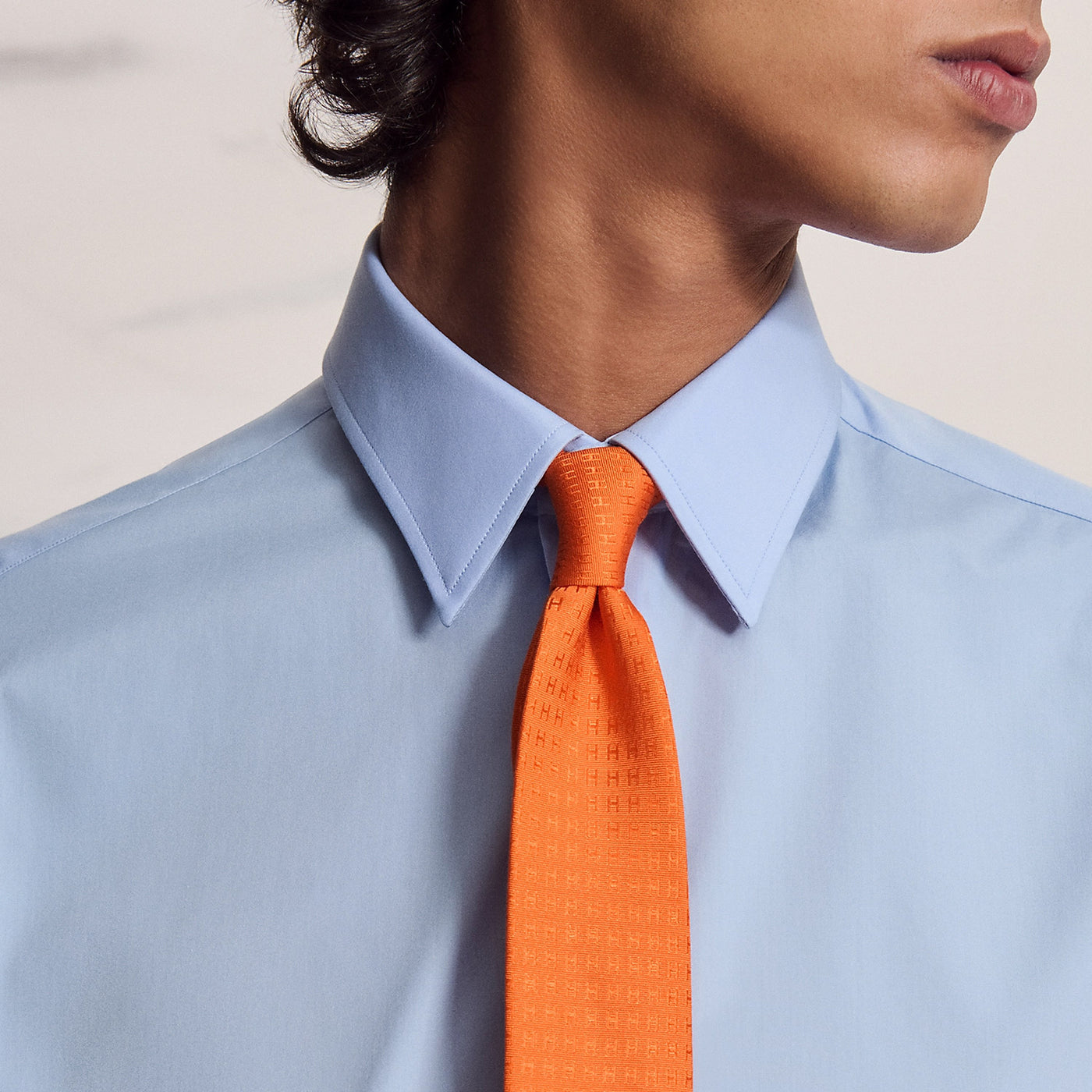 Hermes Faconnee H Tie