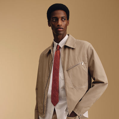 Hermes H Scintillant Tie