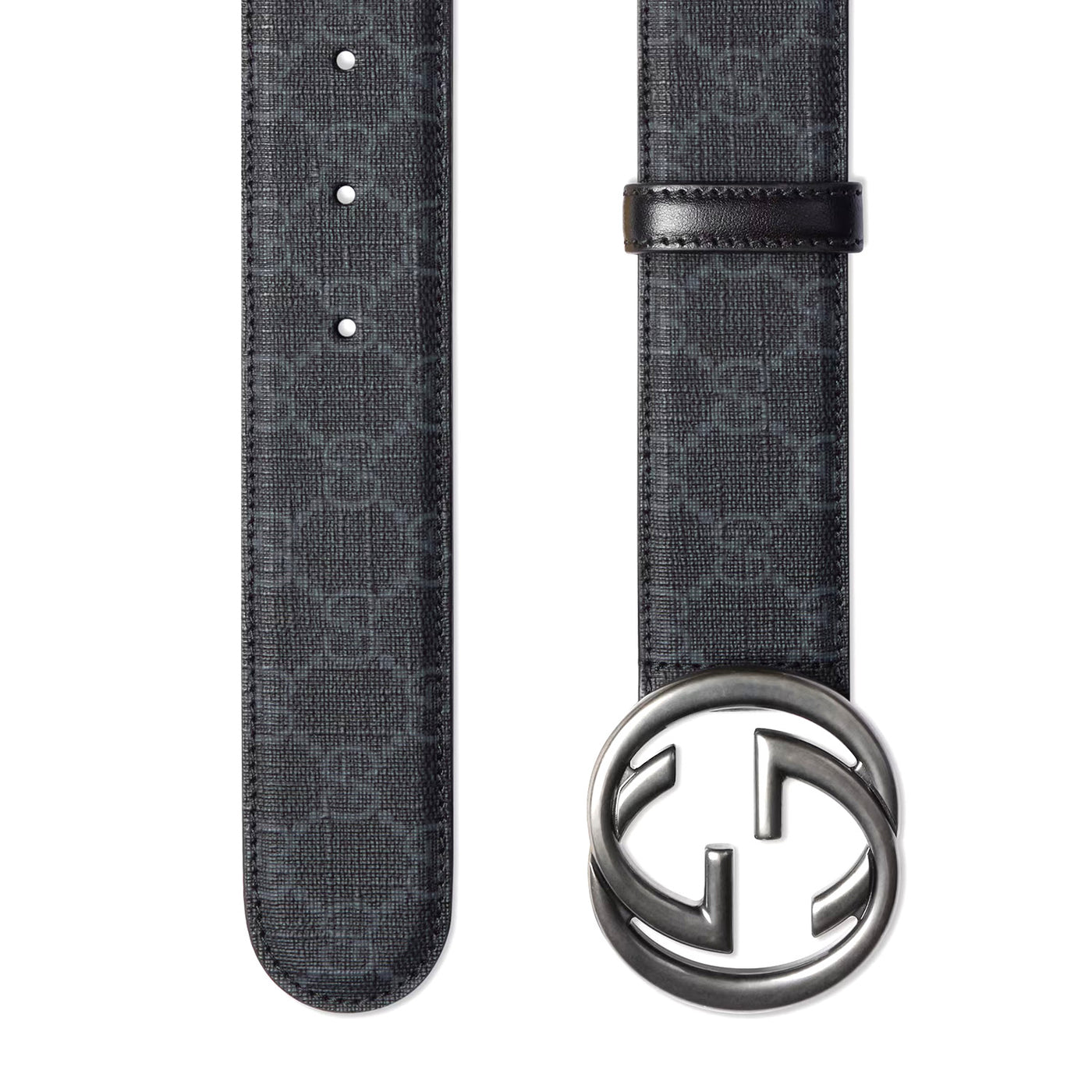 Gg Belt With Interlocking G Buckle