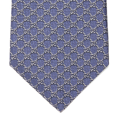 816002 4E009 4568 BLUE GUCCI MEN TIE