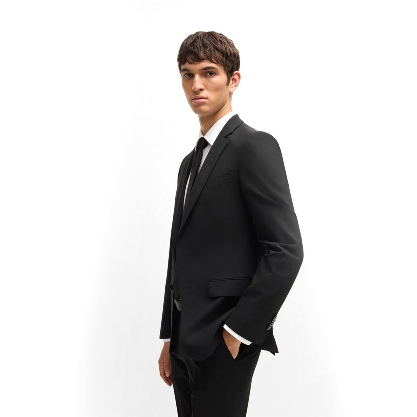 50493667 BLACK-001 BOSS MEN SUIT