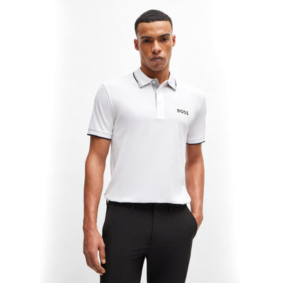 Cotton-Blend Polo Shirt With Contrast Logos