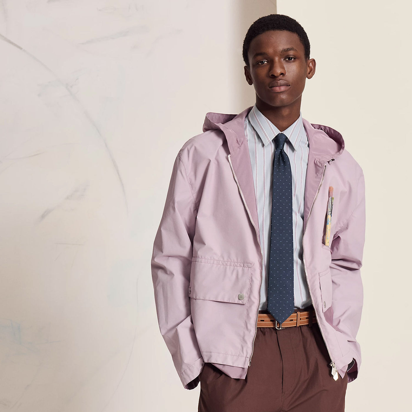 Hermes Magnifying H Tie