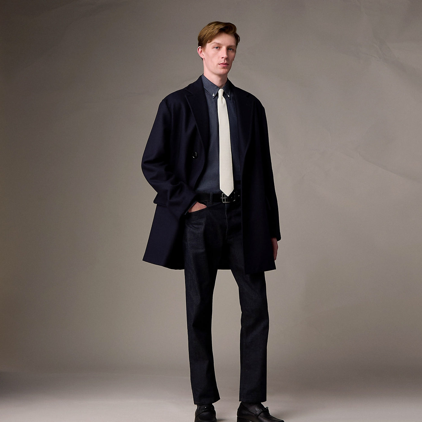 Hermes Faconnee H Tie