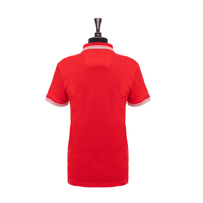 Paddy Polo Shirt In Cotton Piqué With Logo Undercollar