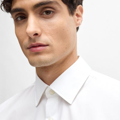 Regular-Fit Shirt In Easy-Iron Stretch-Cotton Poplin