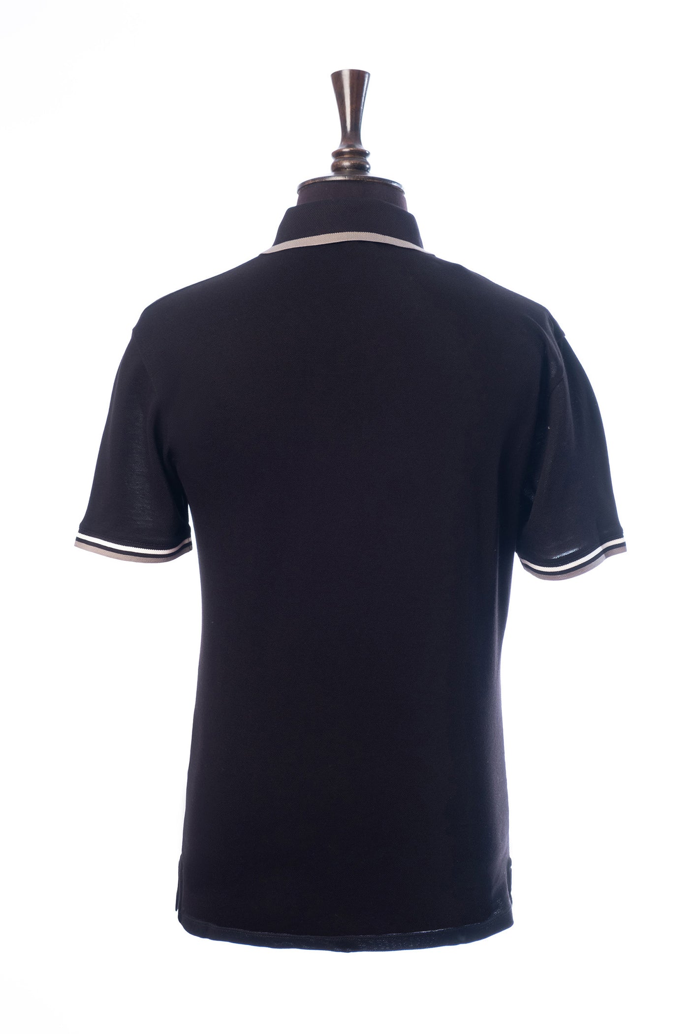 Mercerised Piqué Polo-Blue