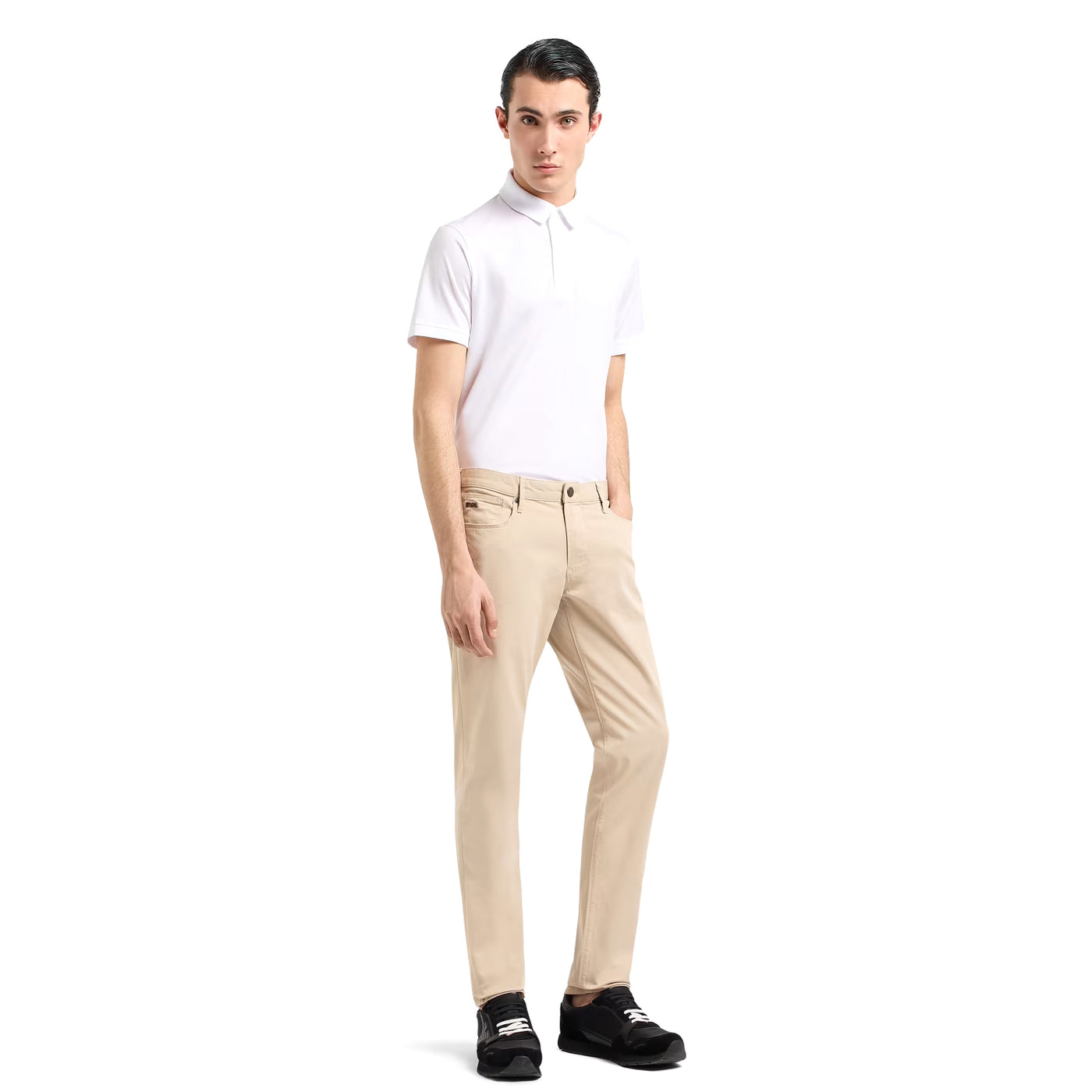 J45 Regular-Fit, Stretch-Gabardine Jeans