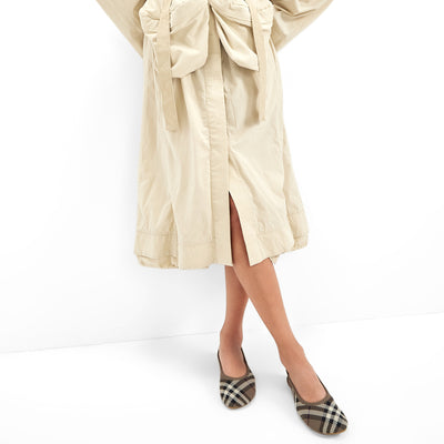 Check Knit Baby Ballerinas