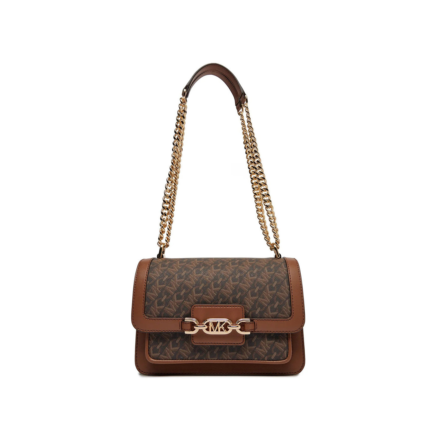 Heather Large Empire Signature Logo Shoulder Bag