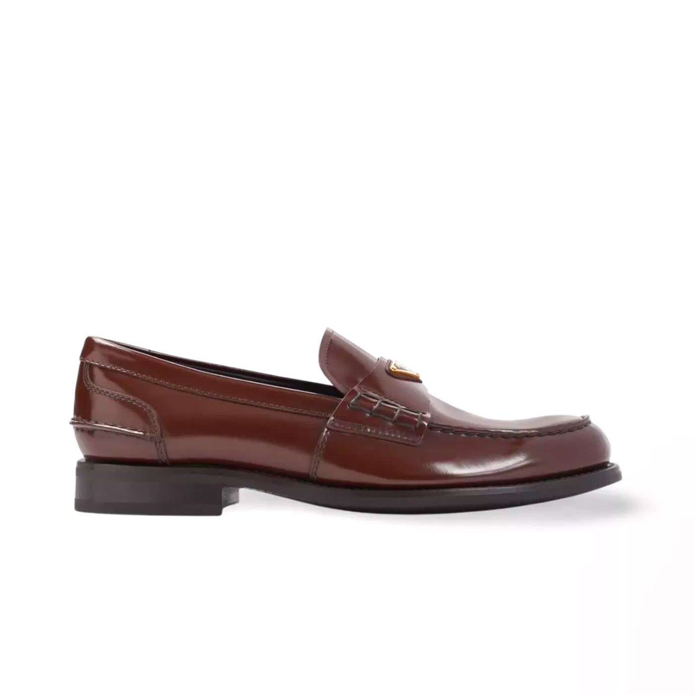 Prada Brushed Leather Loafers