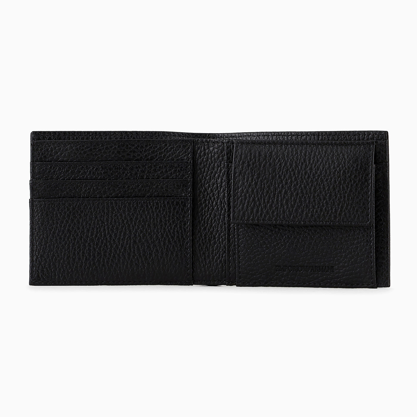 Tumbled Leather Wallet With Coin Pocket