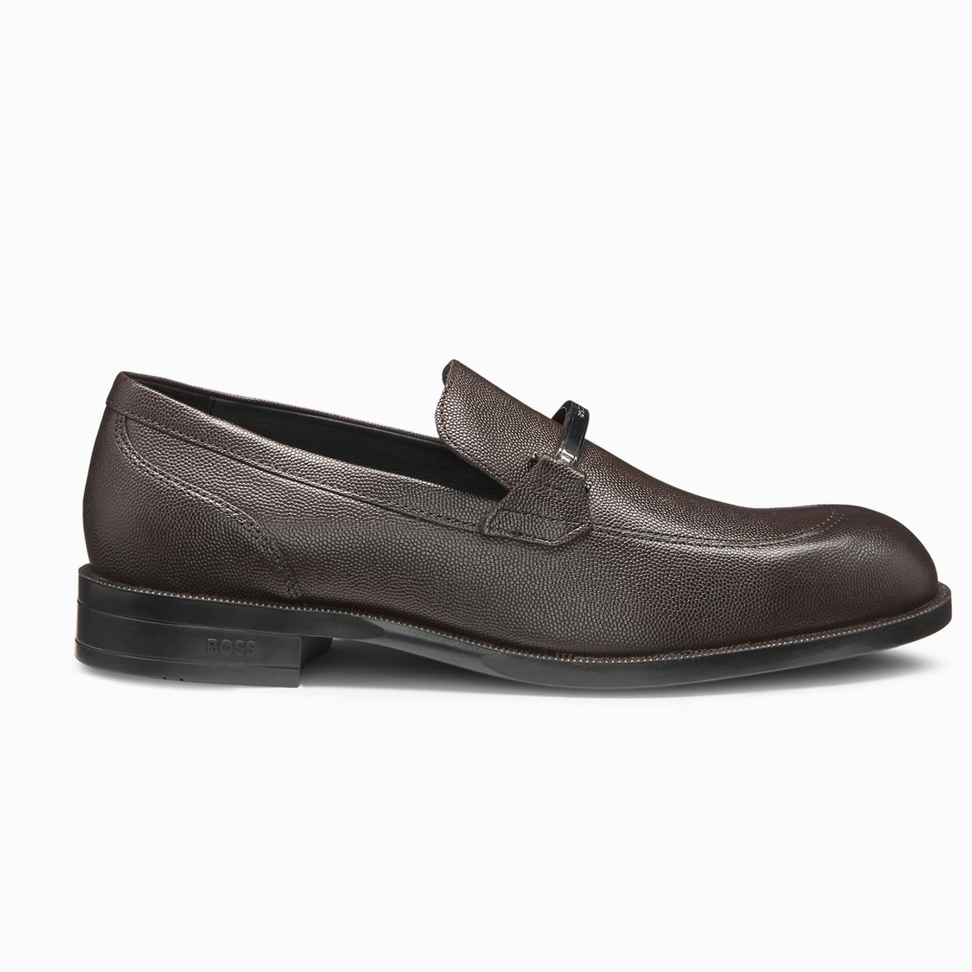 Printed-Leather Loafers With Branded Hardware Trim