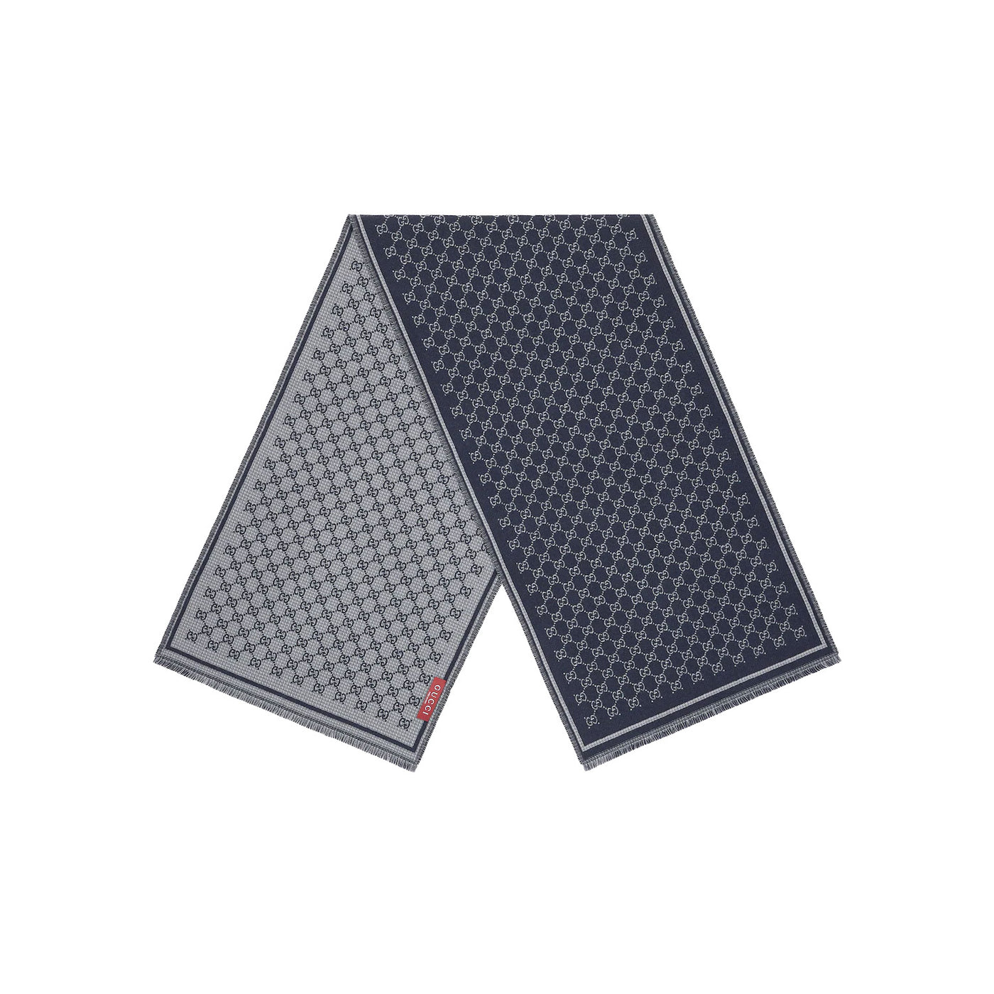 Gucci Gg Wool Jacquard Scarf