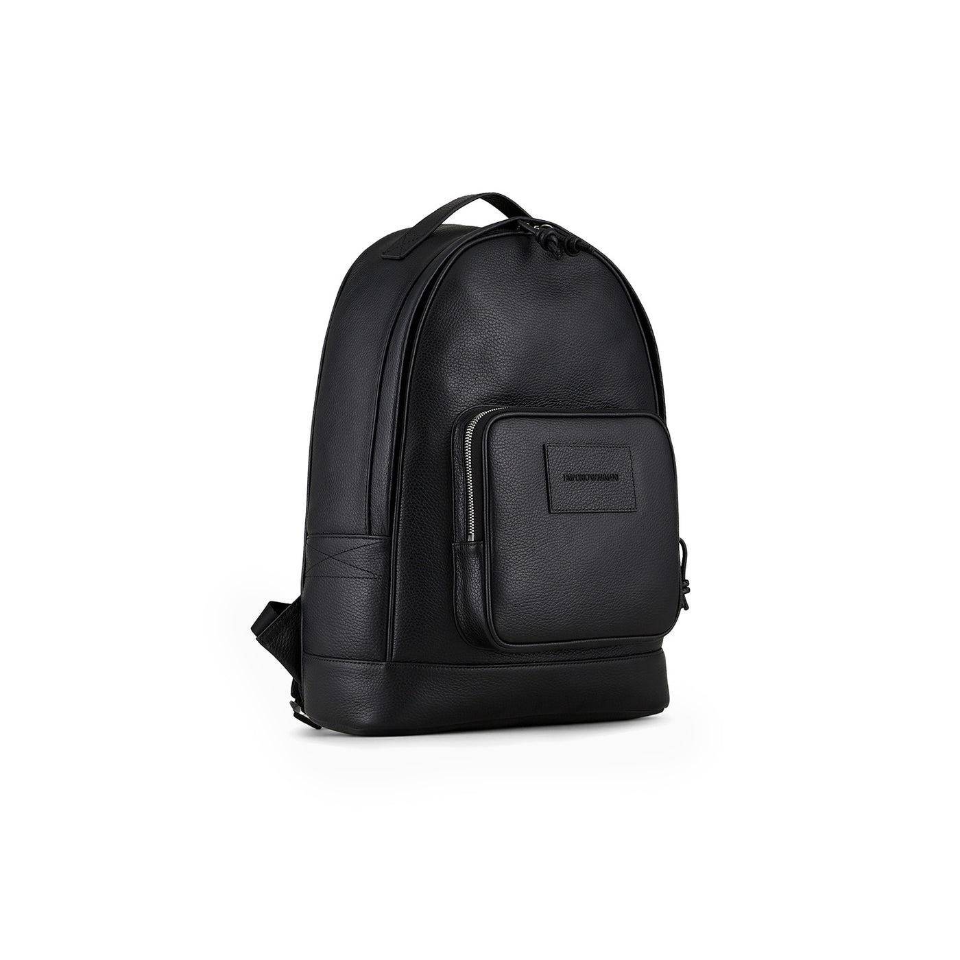 Rounded Backpack In Tumbled Leather