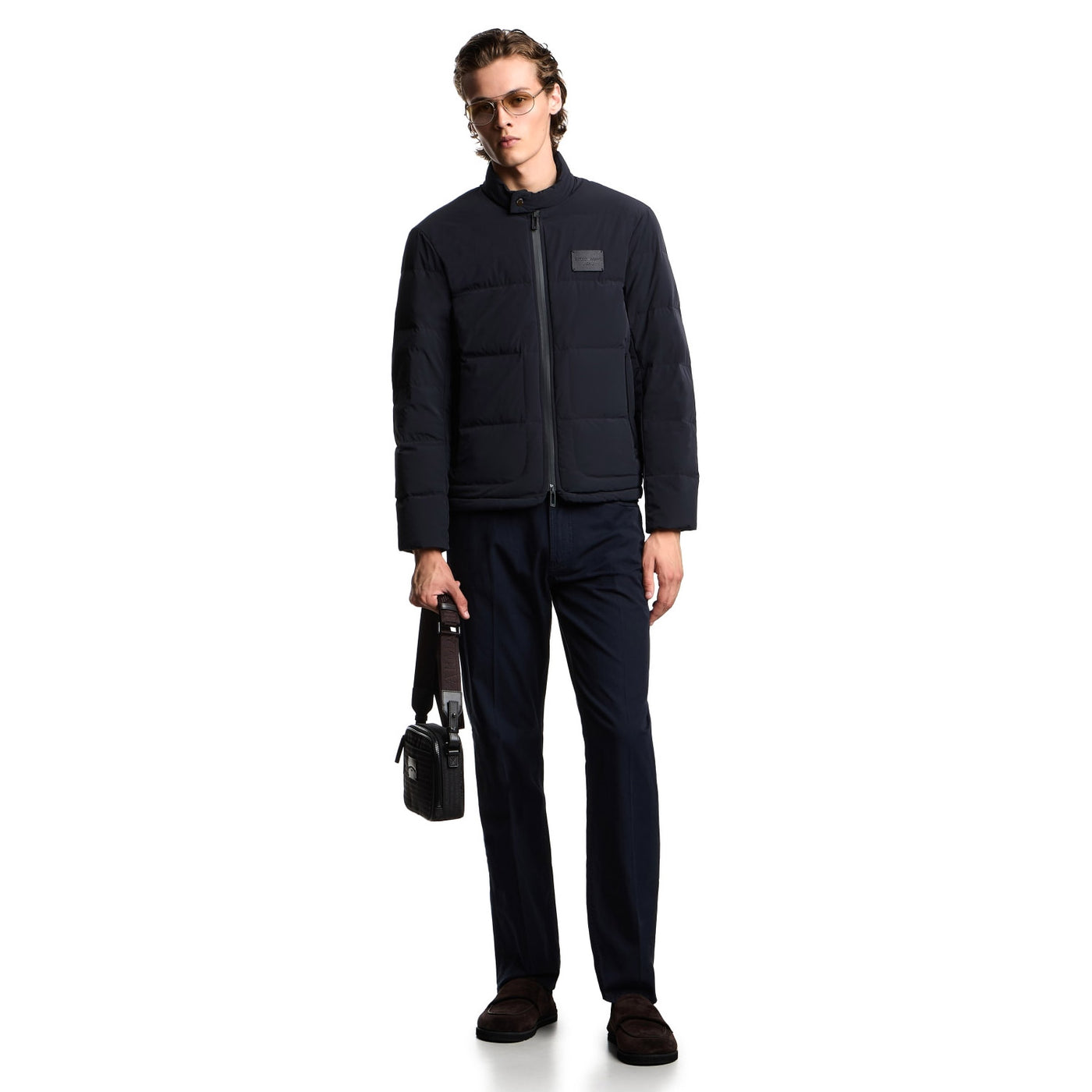 Quilted Spandex Nylon Down Jacket