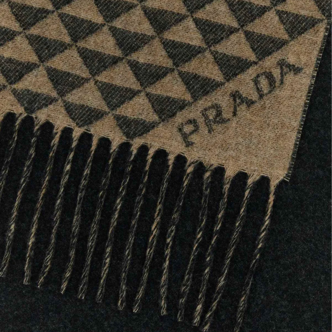 Prada Fringe-Detailed Scarf