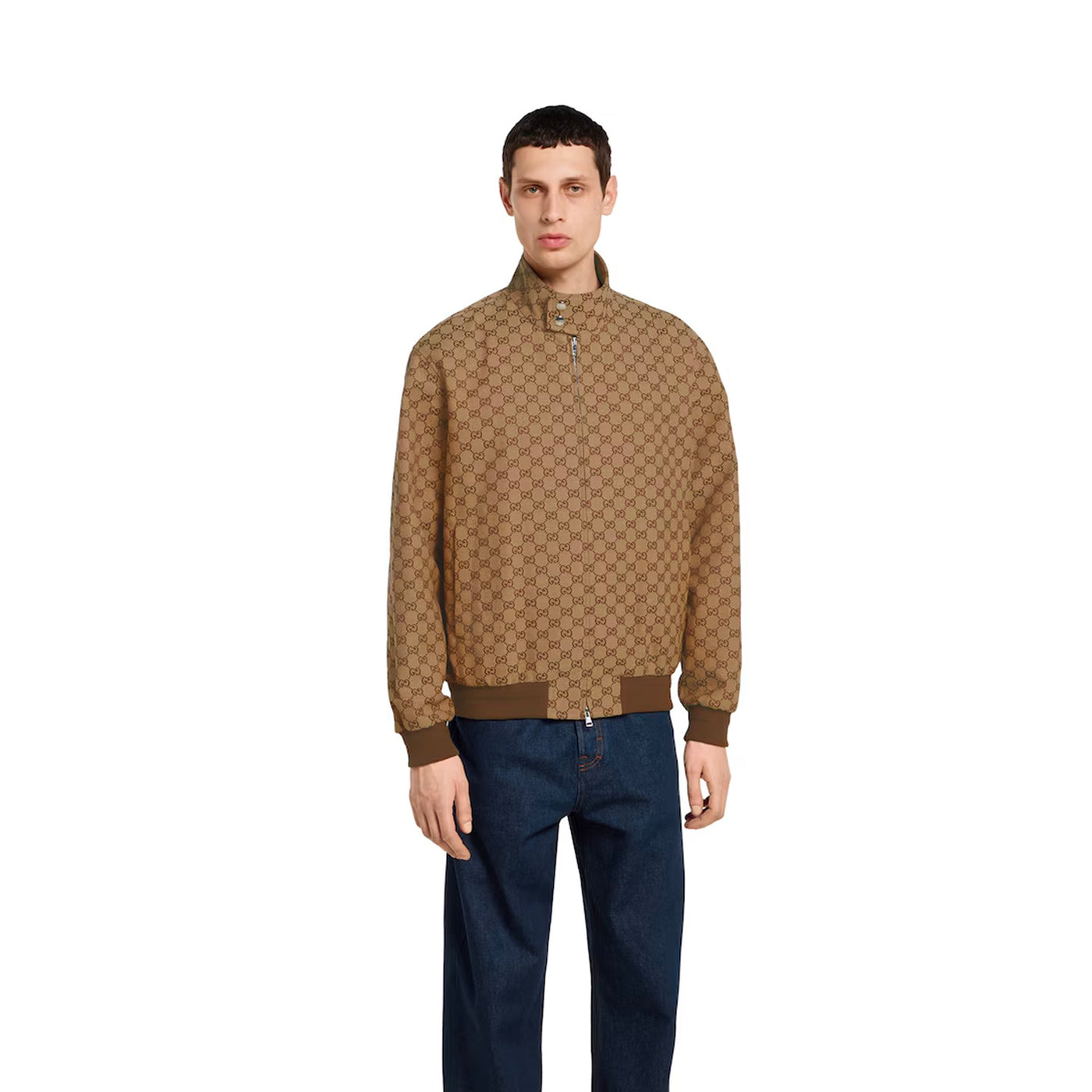 Gucci Gg Canvas Bomber Jacket